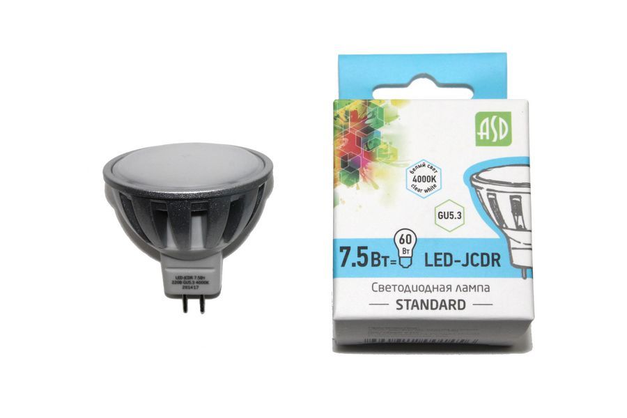 Лампа светодиодная LED-JCOR 7.5Вт