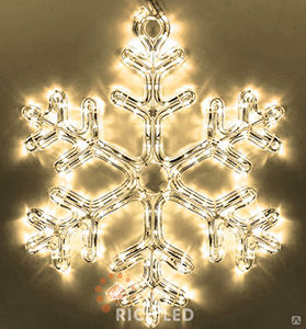 Фигура Снежинка LED ПРЕМИУМ, 40 см, тёплая белая 