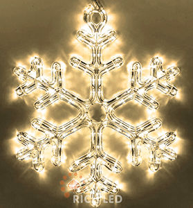 Фигура Снежинка LED ПРЕМИУМ, 40 см, тёплая белая
