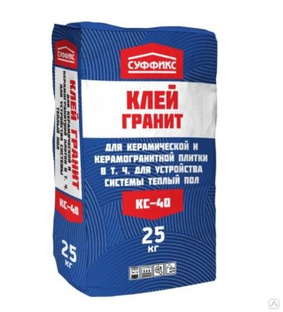 Клей облицовки печей keramik termo 25 кг bergauf