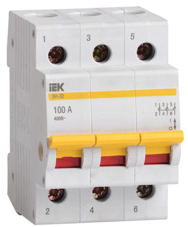 Выключатель нагрузки ВН-32 100 А/3П IEK MNV10-3-100