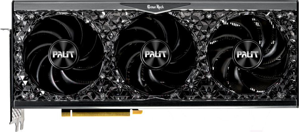 Видеокарта Palit NED4090019SB-1020Q PCI-E 4.0 PA-RTX4090 GAMEROCK OMNIBLACK NVIDIA GeForce RTX 4090 24576Mb 384 GDDR6X 2