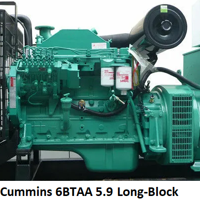 Лонг блок двигателя Cummins 6BTAA 5.9