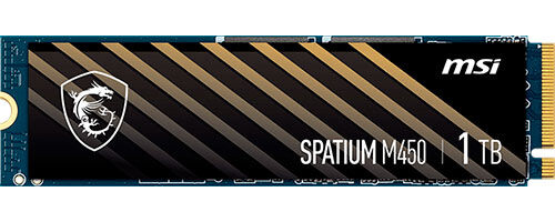 SSD накопитель MSI M.2 SPATIUM M450 1000 Гб PCIe 4.0 (S78-440L980-P83)
