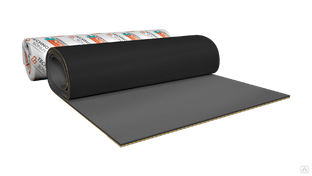 Мембрана комбинированная для шумоизоляции стен и потолка Звукоизол Флекс смк 2,5 м х 1 м х 12 мм 