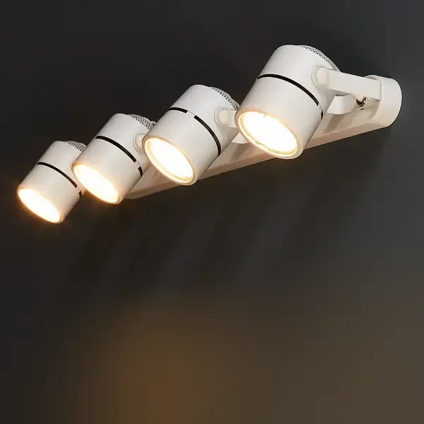 Спот поворотный Mizar 4 лампы 4 м² цвет белый ARTE LAMP MIZAR