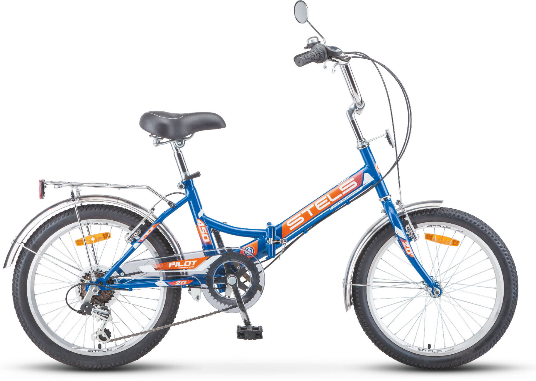 Велосипед складной STELS Pilot 450 20 Z010, 13.5" синий
