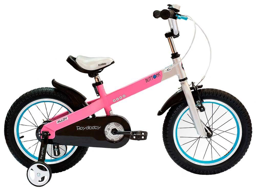 Велосипед детский Royal Baby Buttons Alloy 16, 16" розовый