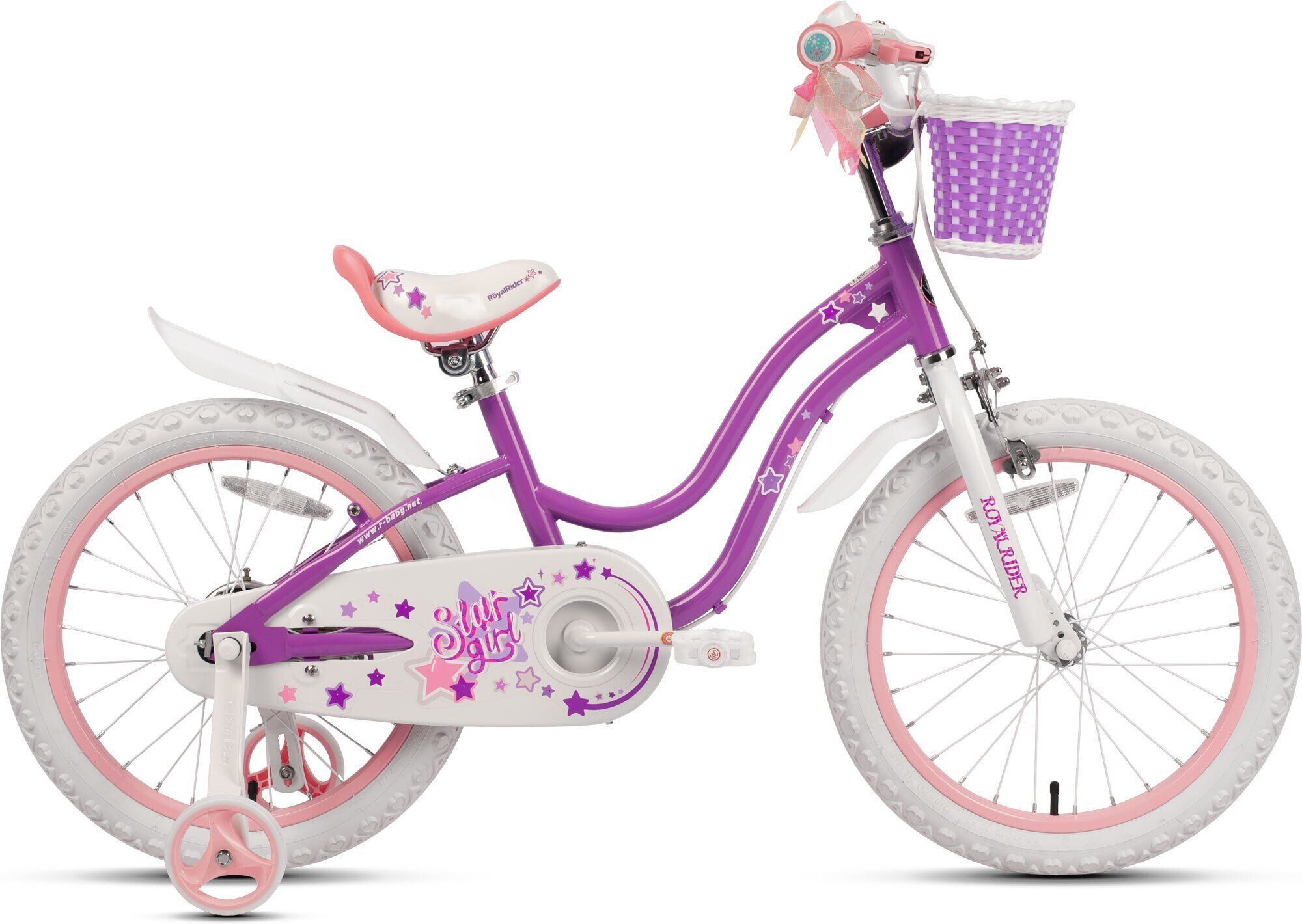 Велосипед детский Royal Baby Stargirl Steel 16, 16" фиолетовый