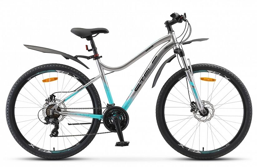 Велосипед женский STELS Miss 7100 D 27.5" V010, 16" хром