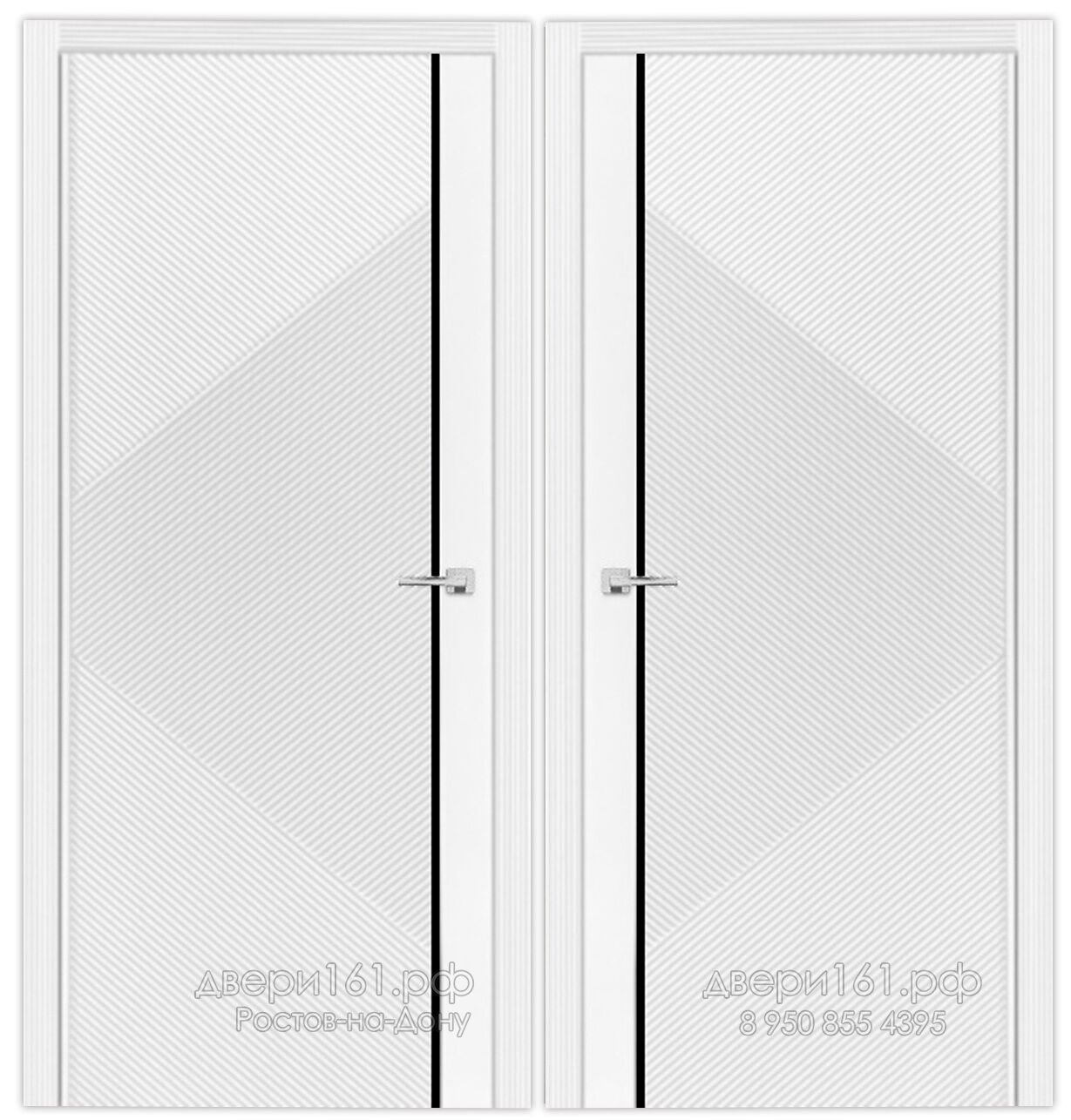 F4 белый софт Леском межкомнатная дверь . Производство Россия.