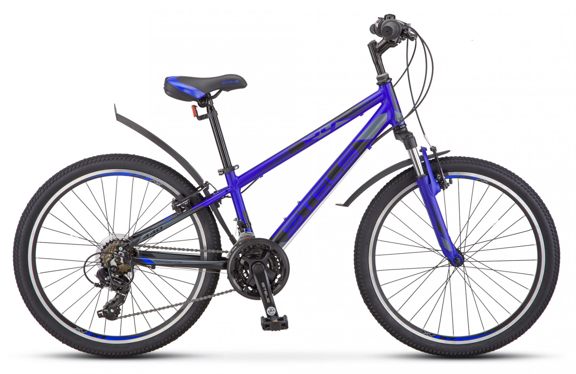 Велосипед для подростков STELS Navigator 440 V 24" K010, 12" синий
