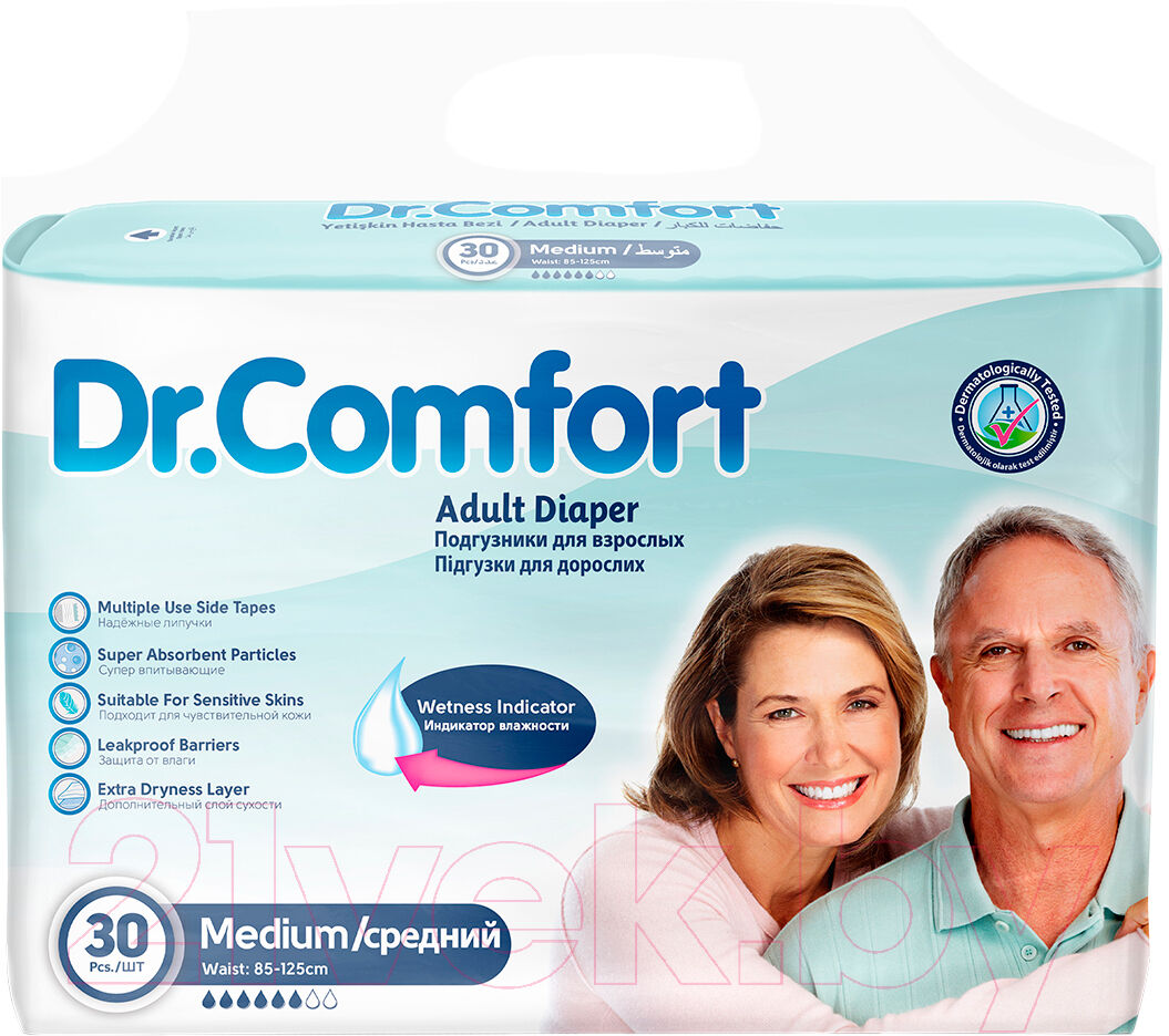 Подгузники для взрослых Dr. Comfort Medium