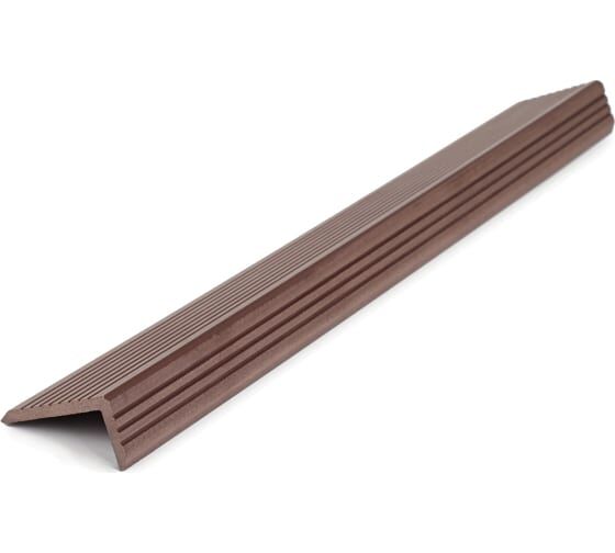 Уголок для террасной доски 35х70х3000 мм шоколад