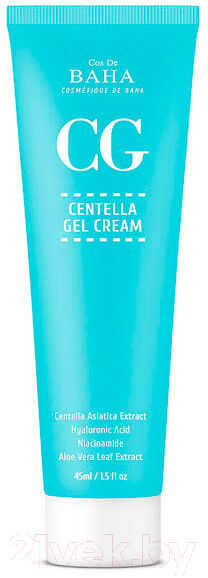 Крем для лица Cos de Baha Centella Gel Cream Восстанавливающий с 81% центеллы азиатской