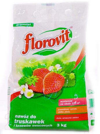 Удобрение Florovit Для клубники и земляники гранулированное