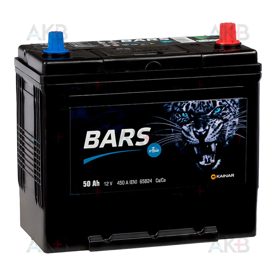 Аккумулятор BARS Asia 6СТ-50 VL АПЗ о.п.65B24L 50Ач 450A (238x129x227) уз. клеммы