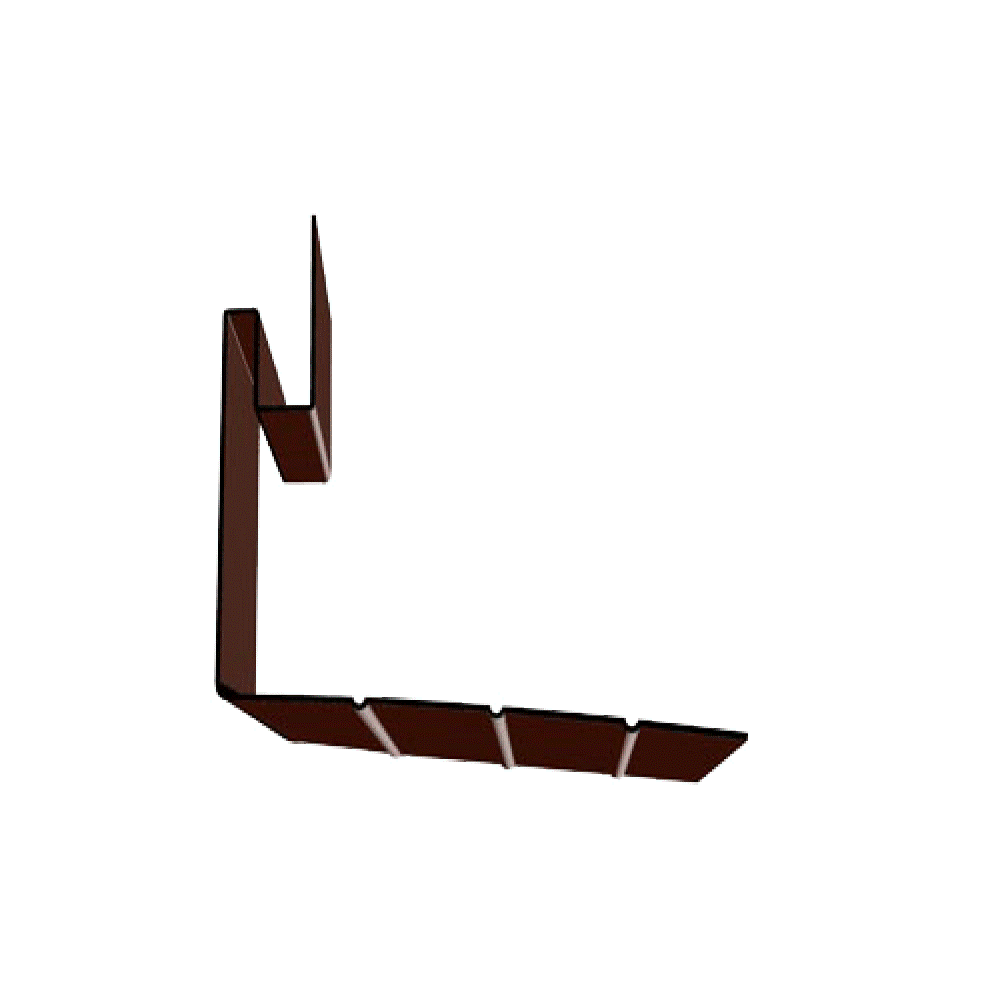 Профиль фасадный J-образный Деке 3,05 м шоколад