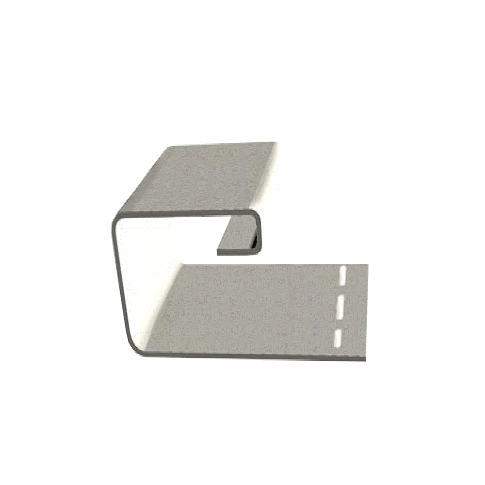 Профиль фасадный J-образный Деке 3,05 м сливки