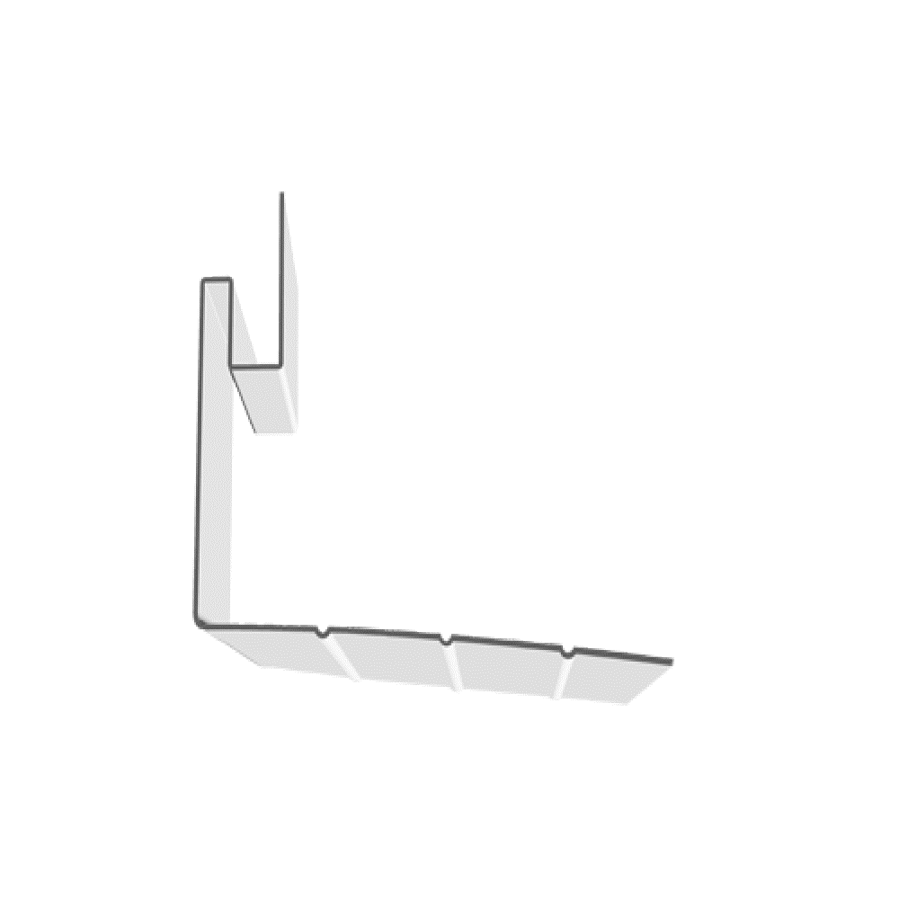 Профиль фасадный J-образный Деке 3,05 м пломбир