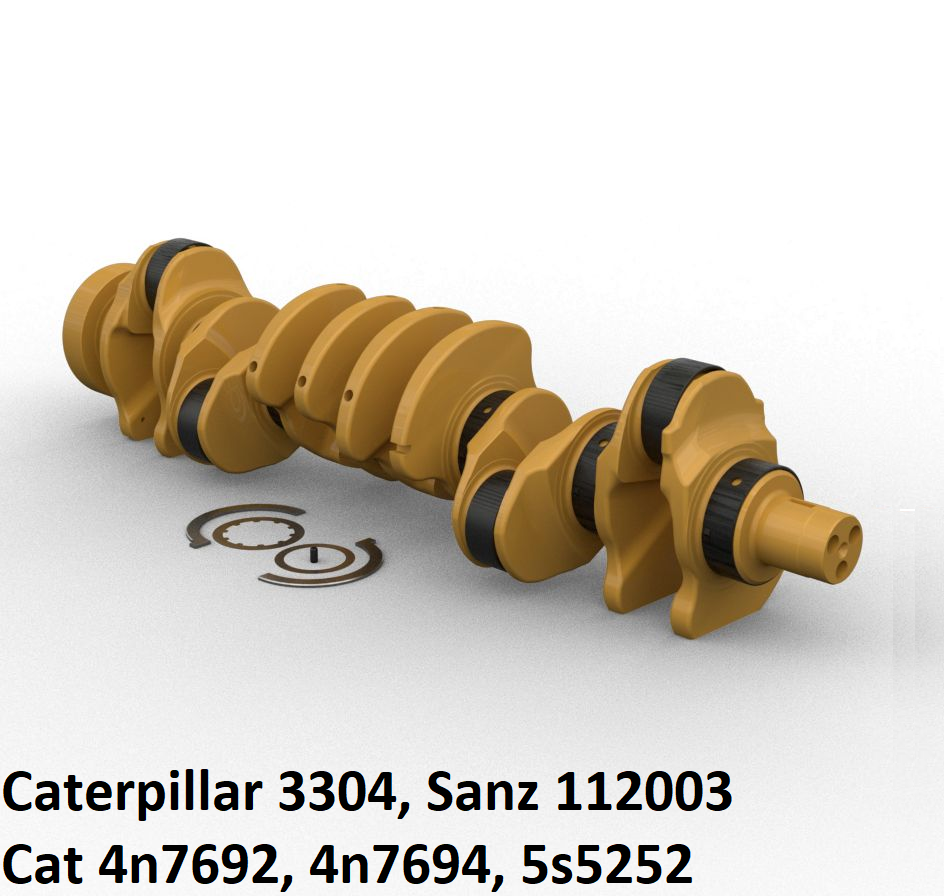 Коленвал Caterpillar 3304, Sanz 112003, Cat 4n7692, 4n7694, 5s5252