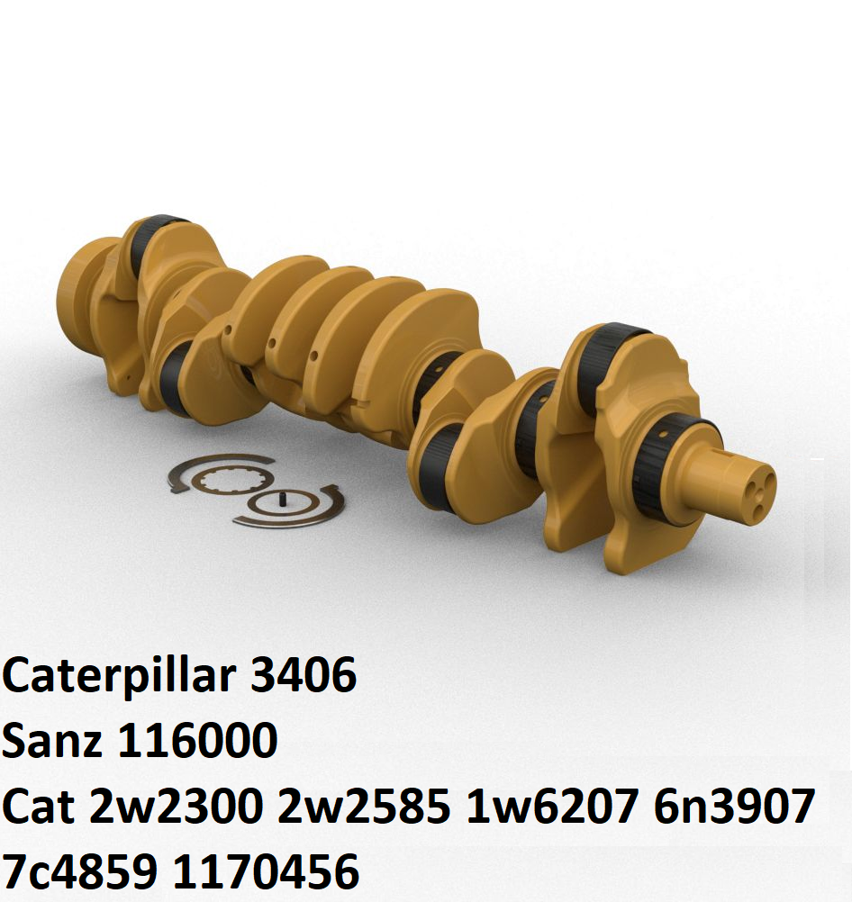 Коленвал Caterpillar 3406, Sanz 116000 Cat 2w2300, 2w2585, 1w6207, 6n3907, 7c4859, 1170456