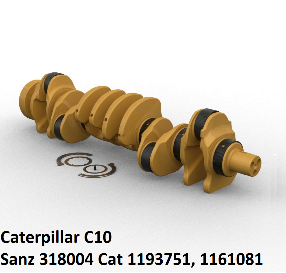 Коленвал Caterpillar C10, Sanz 318004 Cat 1193751, 1161081