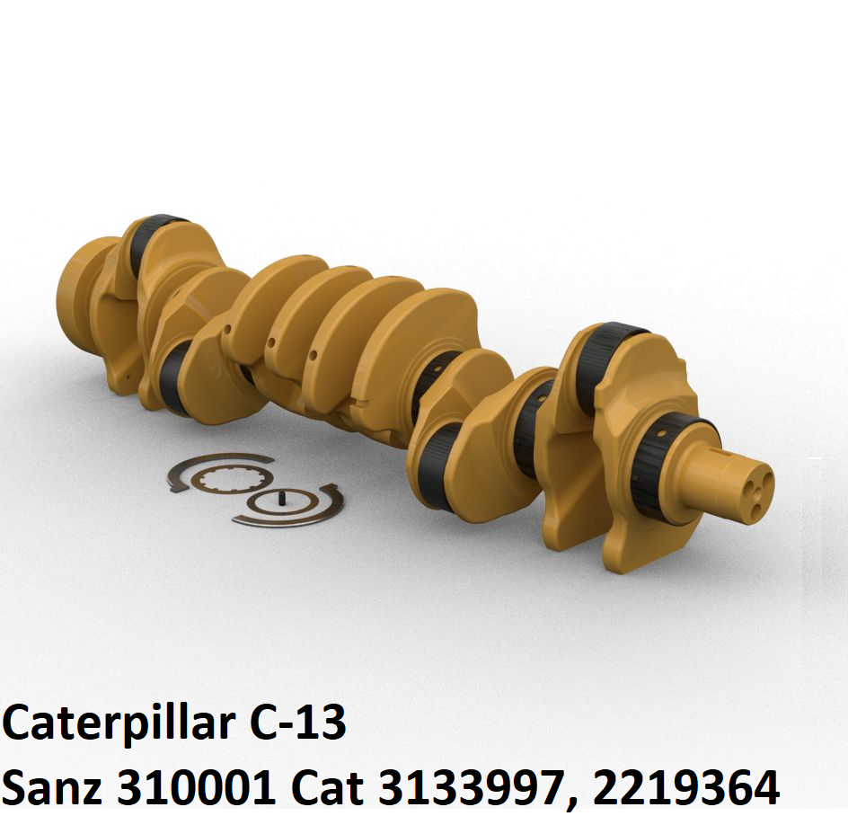 Коленвал Caterpillar C-13, Sanz 310001 Cat 3133997, 2219364