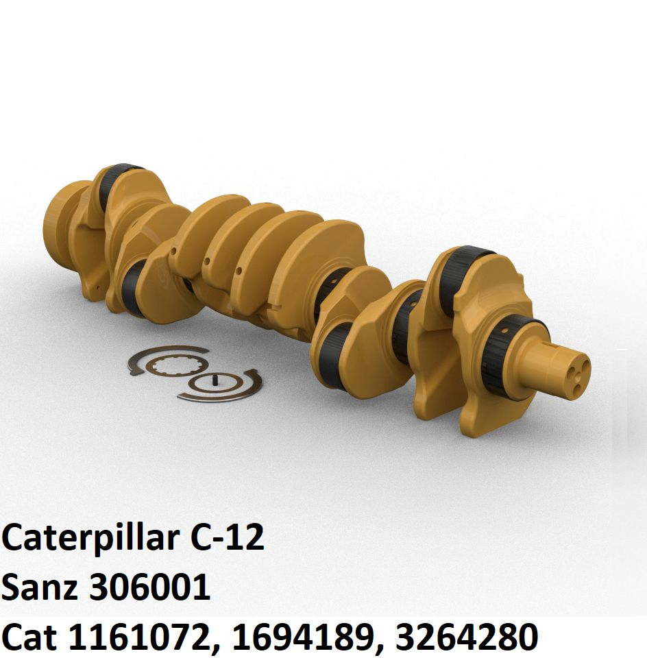 Коленвал Caterpillar C-12, Sanz 306001 Cat 1161072, 1694189, 3264280