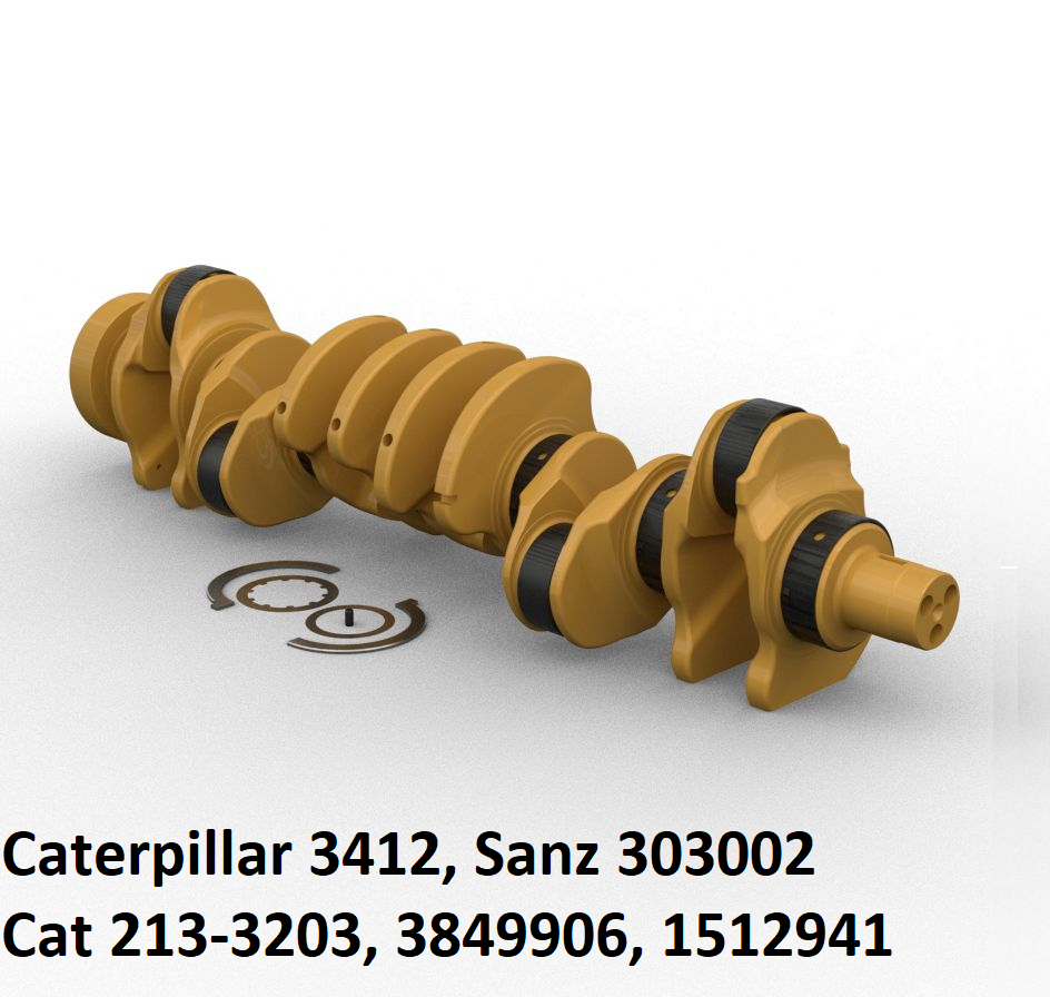 Коленвал Caterpillar 3412, Sanz 303002 Cat 213-3203, 3849906, 1512941