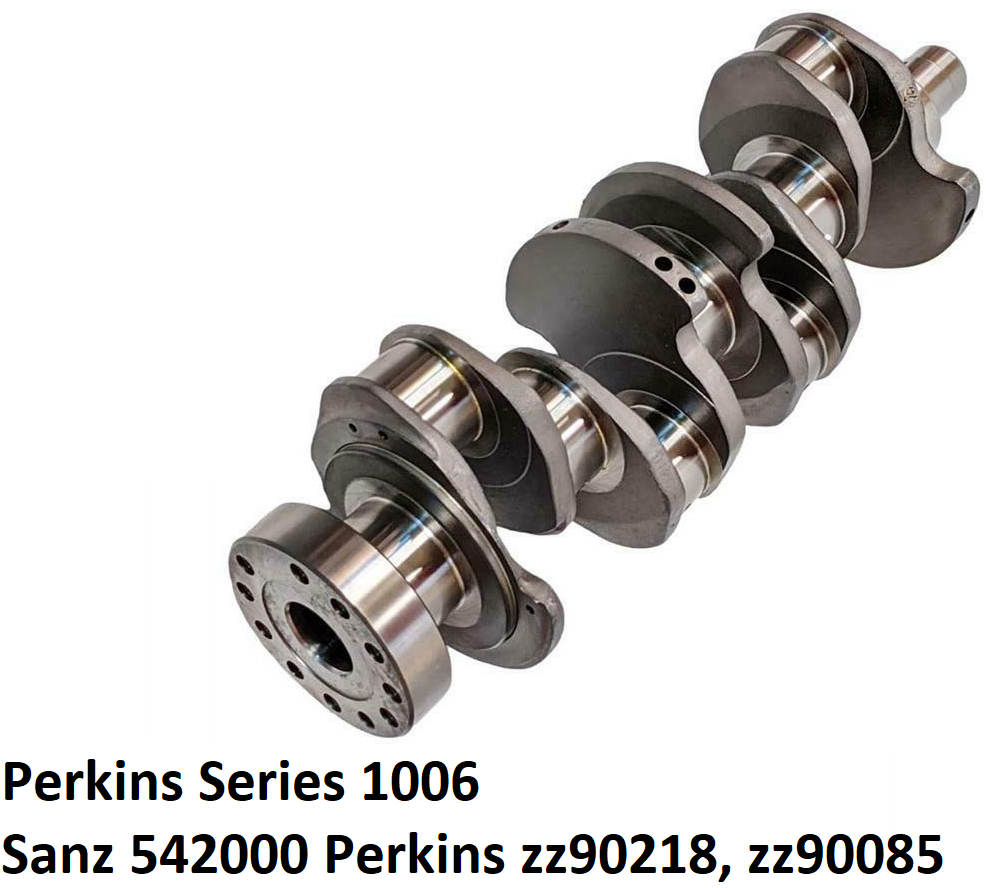 Коленвал Перкинс Series 1006, Sanz 542000 Perkins zz90218, zz90085