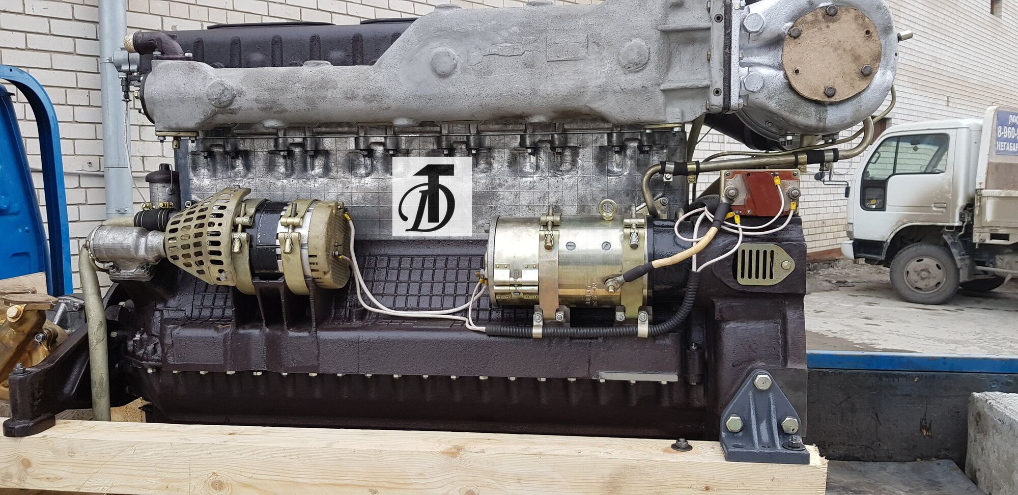 Двигатель дизельный судовой 3Д6Н-235С2