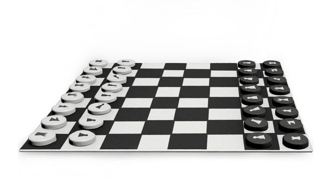 Надувная развлекательная игра «Гигантские шахматы»