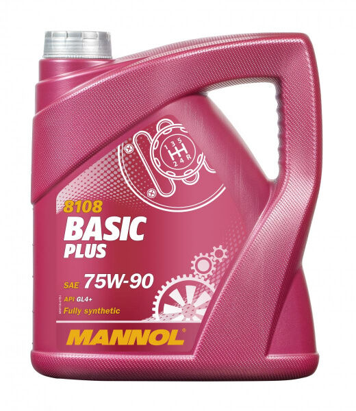 Трансмиссионное масло Mannol Basic Plus 75W-90 GL-4+ (4 л.)