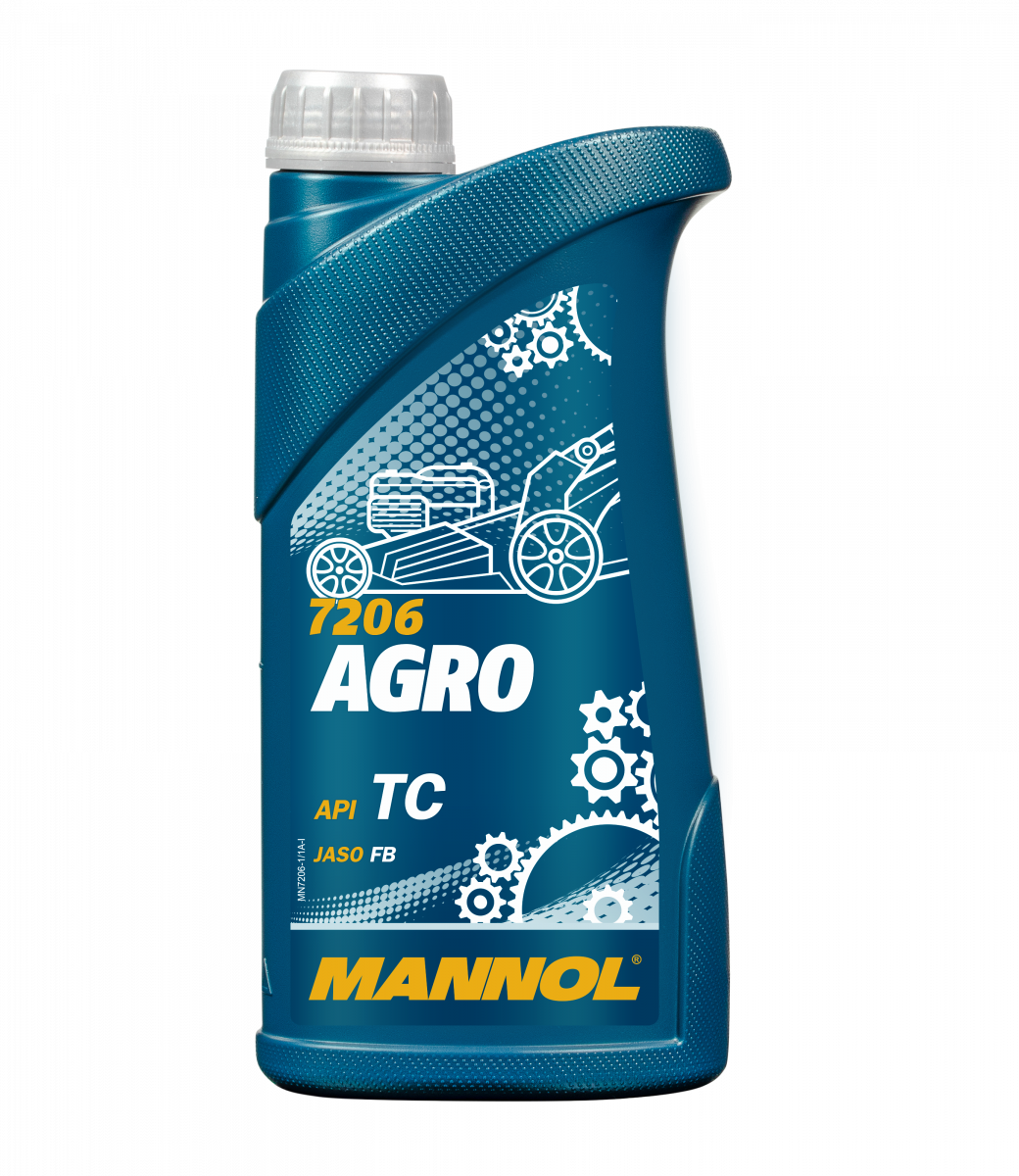 Моторное масло Mannol Agro 2Т (1 л.), 7206
