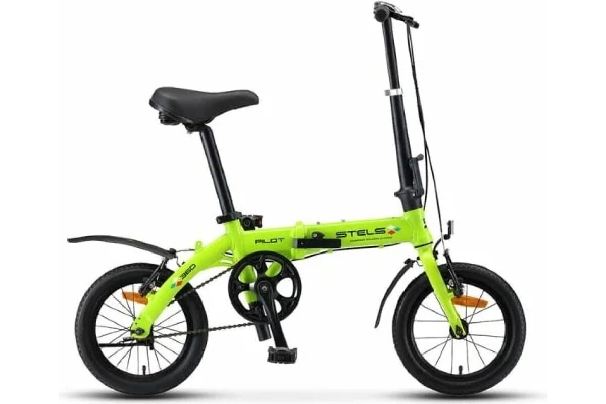 Велосипед складной STELS Pilot 360 14 V010, 9" зеленый