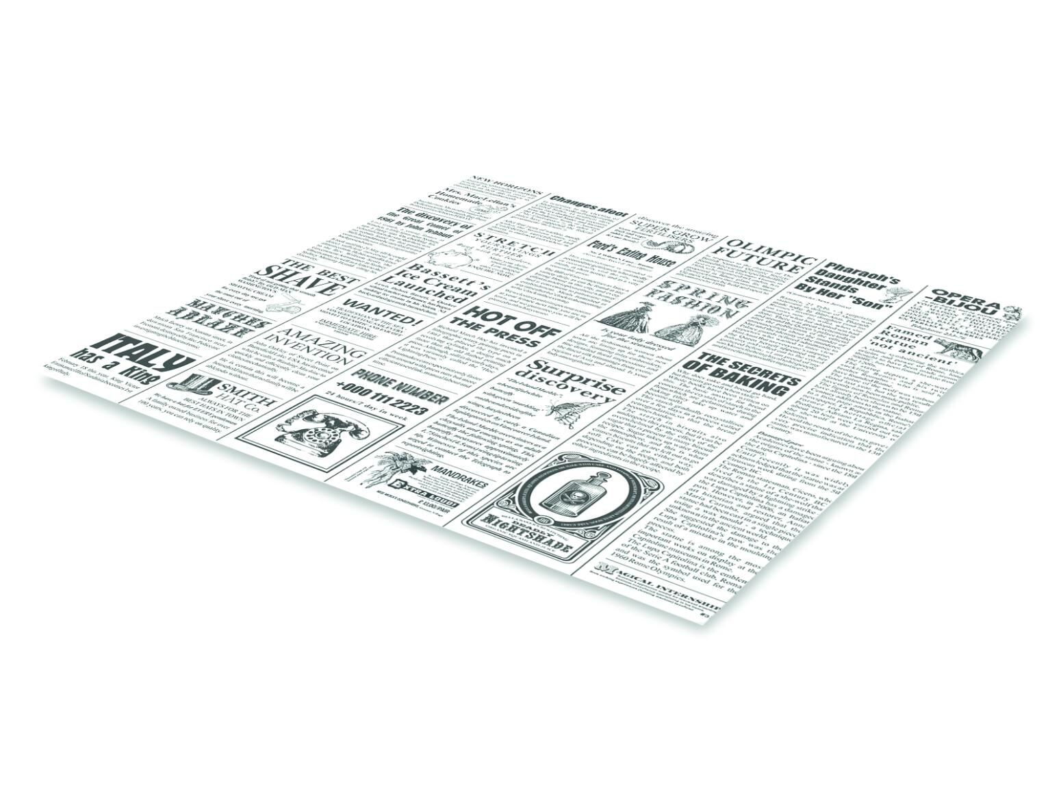 Бумага парафинированная "Газета" 39*39 см (30 г/м2), 1000 листов в пачке Pack24
