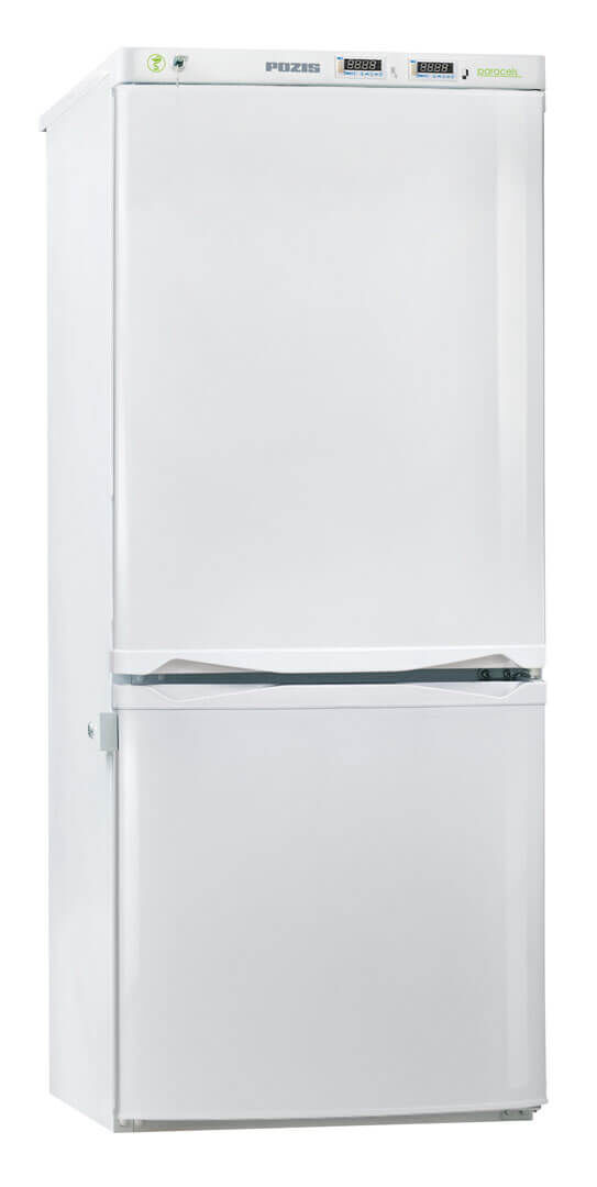 Холодильник ХЛ-250-1 ПОЗИС лабораторный комбинированный для хранения препаратов и вакцин (двери металлические, блок упра