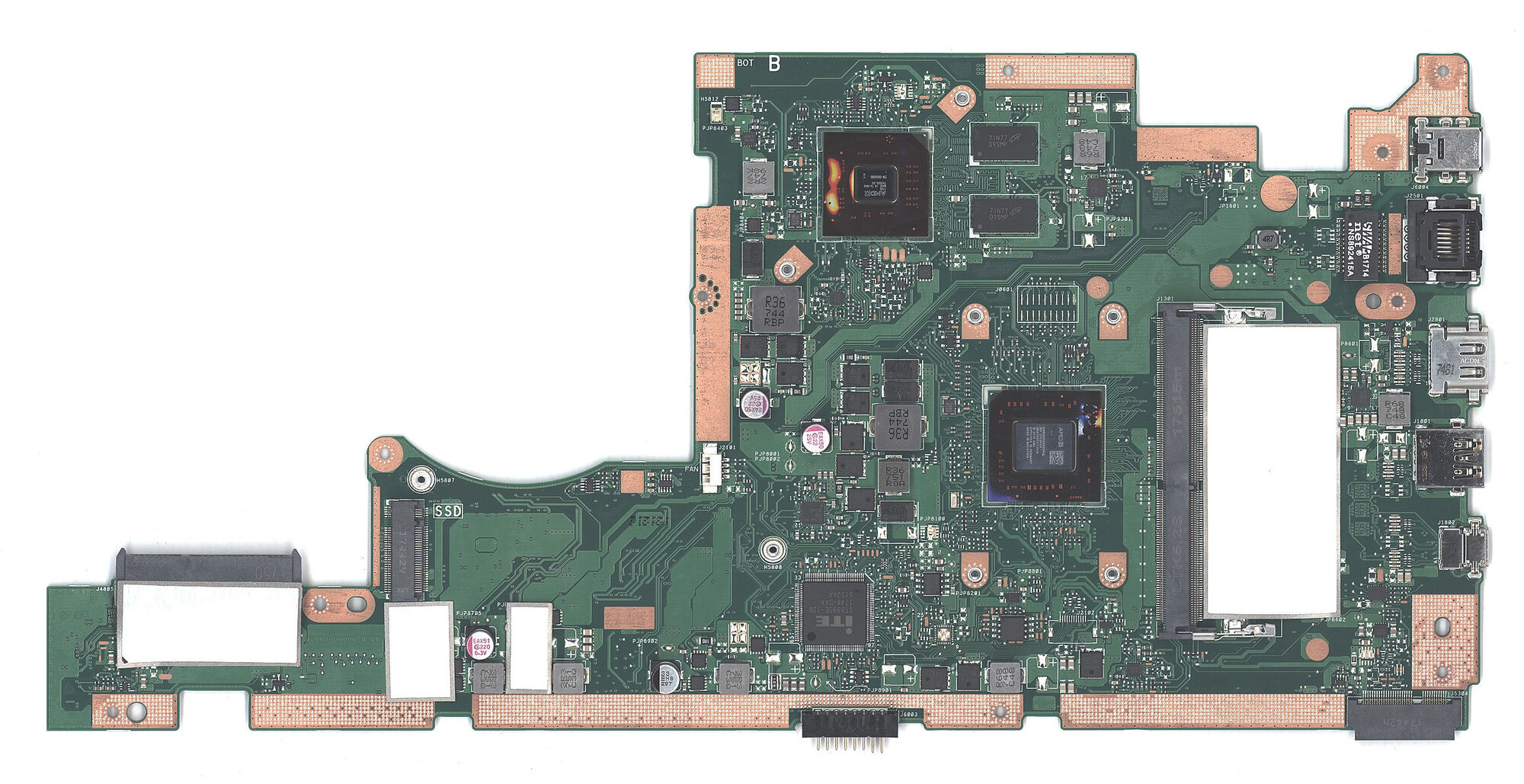 Материнская плата Asus X505BP REV 2.0 DDR4 E2-9000 EM9000AKN23AC 90NB0G00-R00020