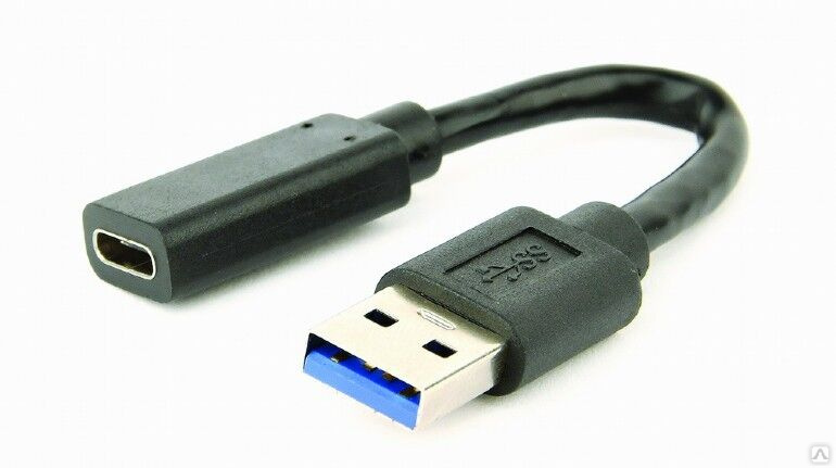 USB C to USB 3.0 Aluminum Adapter, USB A 3.0 Male to 3.1 Type C Female Double-sided Plug 3.0 Speed Adapter Converter