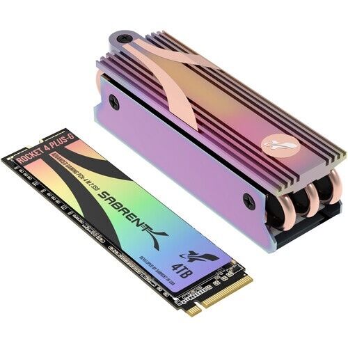 SSD диск Sabrent 4TB Rocket Q M.2 2280 Internal SSD с радиатором