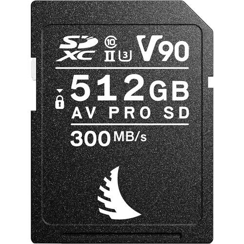 Карта памяти Angelbird 512GB AV Pro MK 2 UHS-II SDXC 300 / 280 MB/s V90