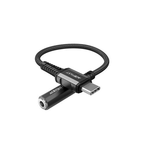 Кабель ACEFAST C1-07 USB-C to DC3,5 aluminum alloy headphones adapter cable