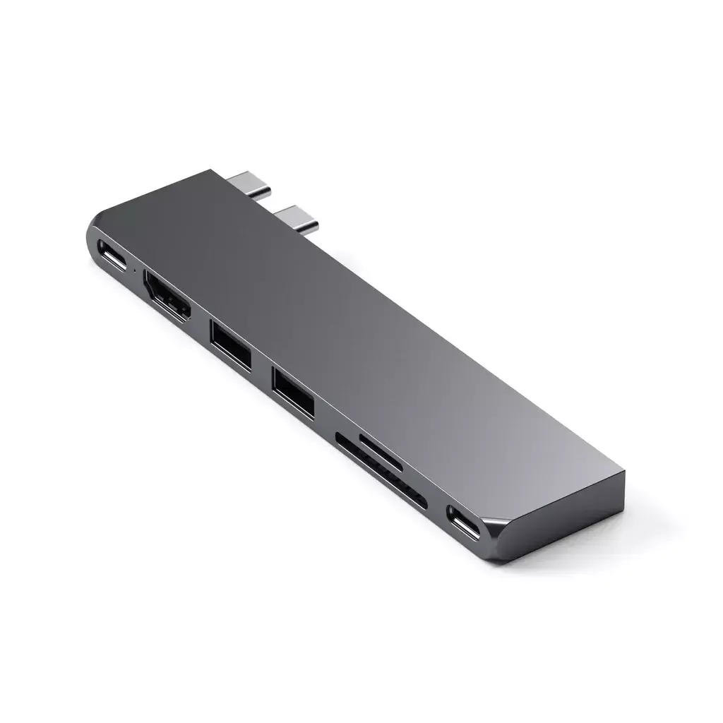 USB-хаб Satechi USB-C Pro Hub Slim Adapter, серый космос