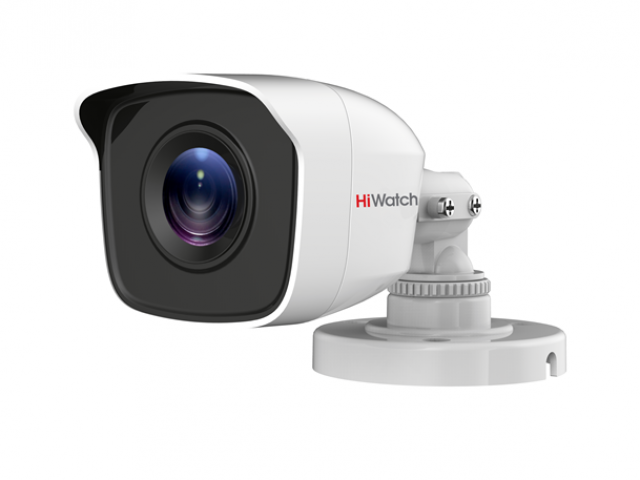 Камера видеонаблюдения HiWatch 2Мп цилиндрическая HD-TVI видеокамера с EXIR-подсветкой до 20 м