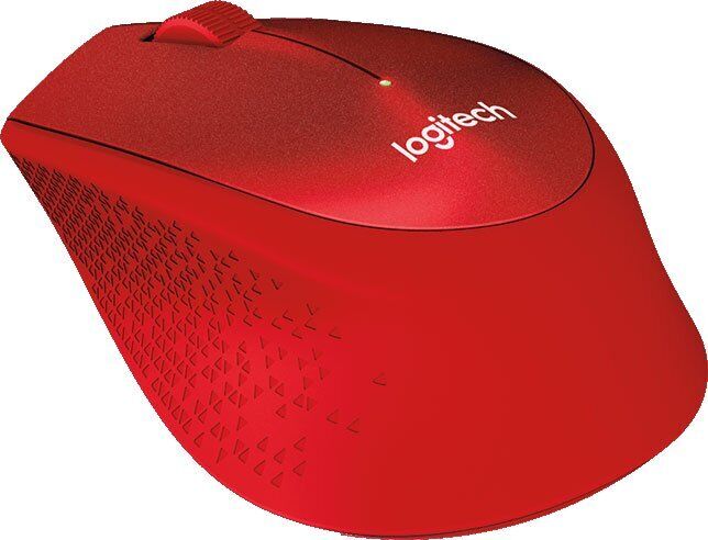 Мышь Logitech беспроводная M330, красный