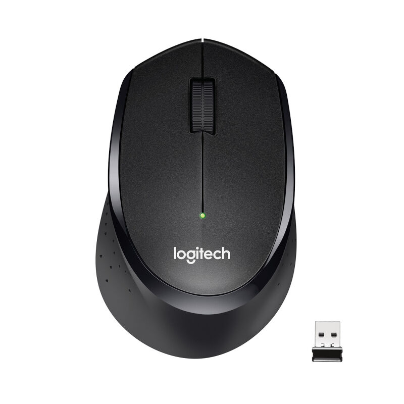 Мышь Logitech беспроводная M330, черный