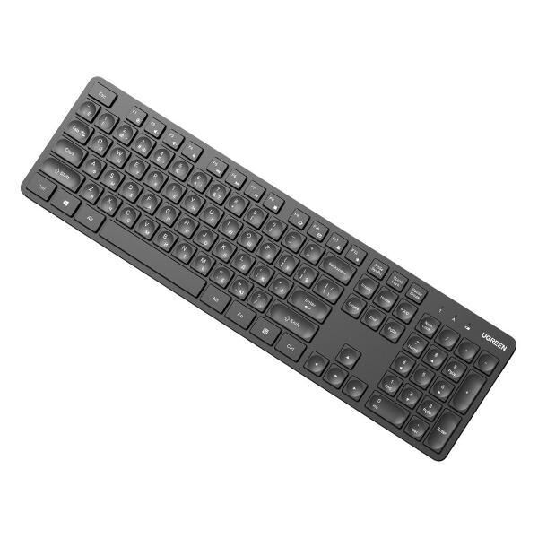 Клавиатура и мышь UGREEN KU004 2.4 GHz Wireless Keyboard, черный