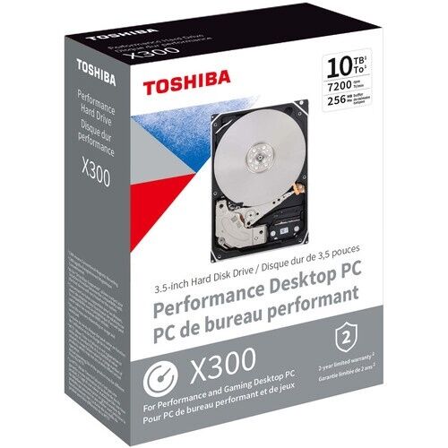 Диск Toshiba 10TB X300 Performance 3.5" CMR