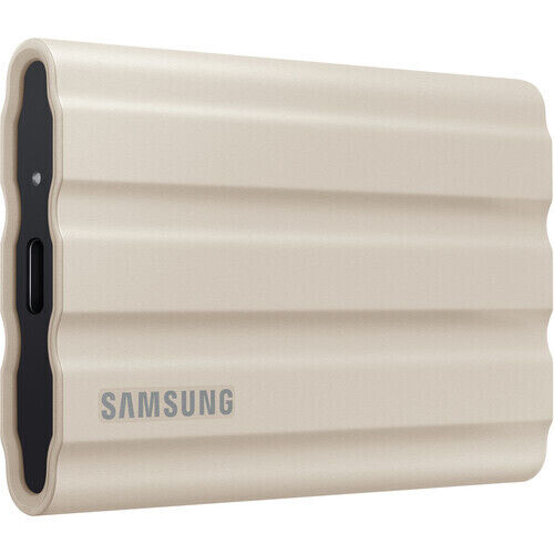 Внешний диск SSD Samsung 1TB T7 Shield Portable SSD (Beige) защищенный бежевый